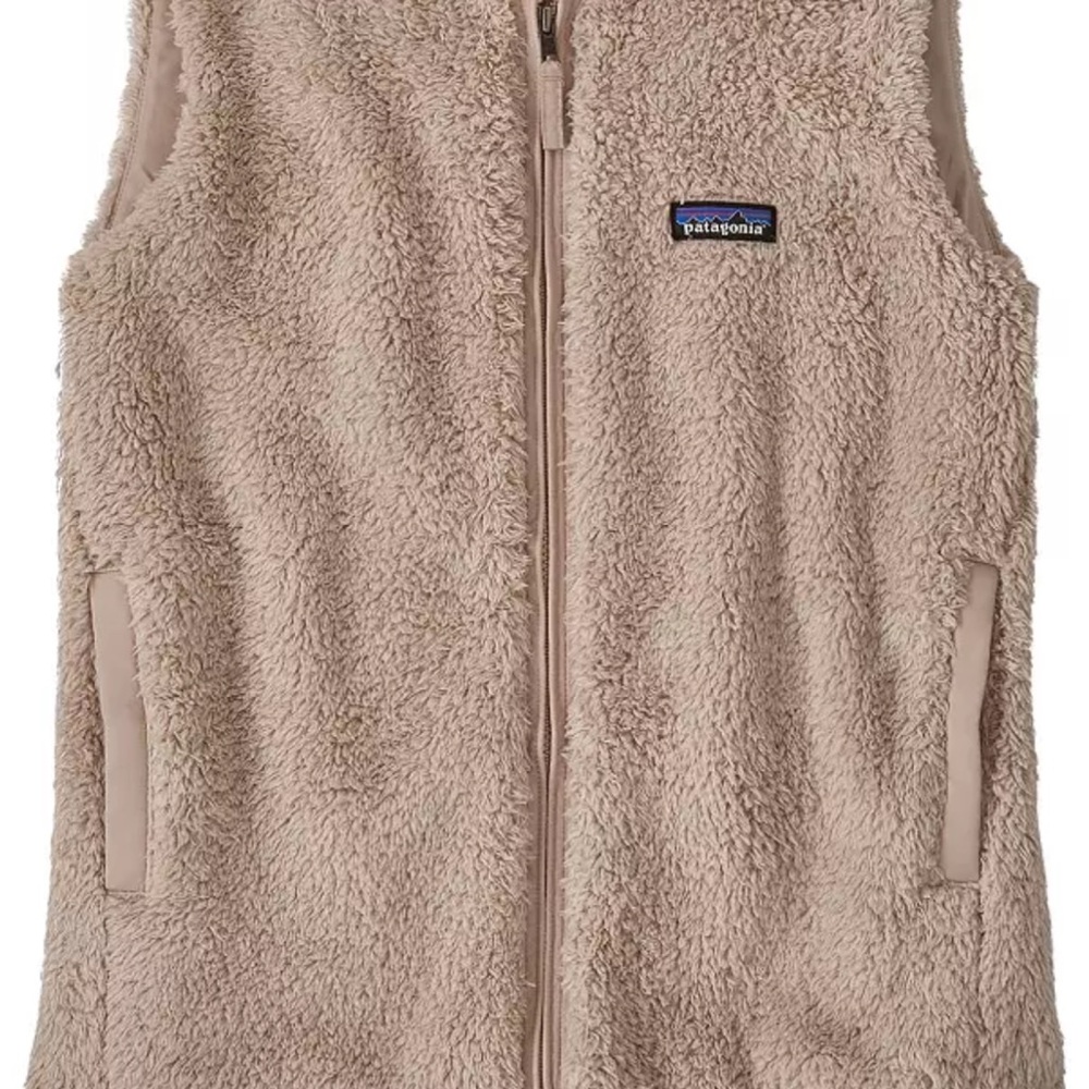Patagonia Women’s Los Gatos Tan fleece vest size L